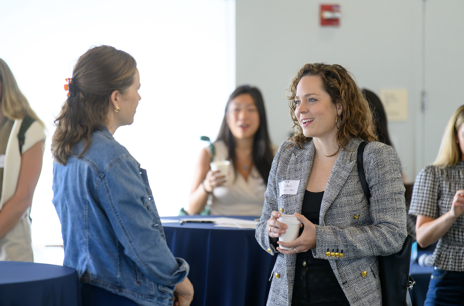 BREW: Breakfast with Sue Carras from JLL, an event highlighting women leaders in real estate.